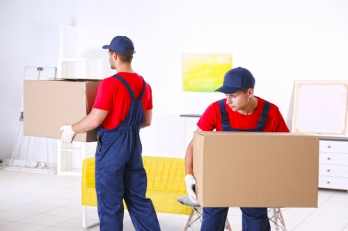 Removal team helping with a move in Charlton