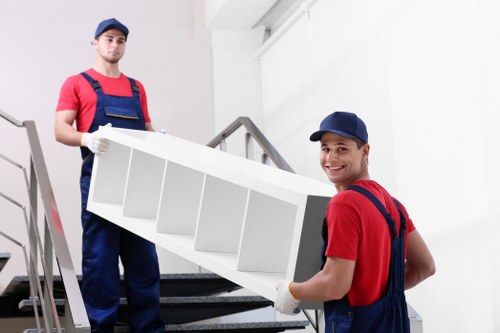 Furniture protection and moving equipment during a local house removal