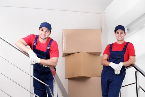 Removal team preparing a local home move in Charlton