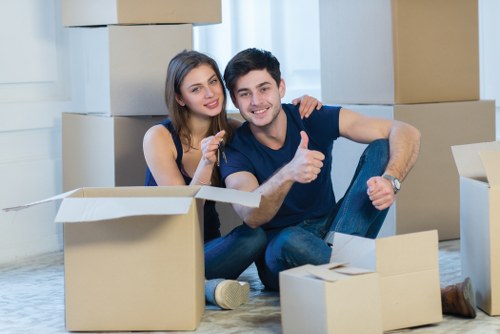 Careful handling of furniture during a removal job