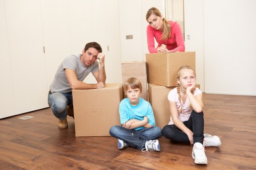 Packing and loading support for a Charlton man and van booking