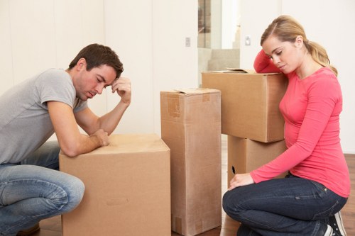Local movers handling furniture during a Charlton relocation