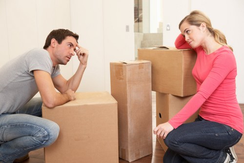 Local van service supporting a flat move in Charlton
