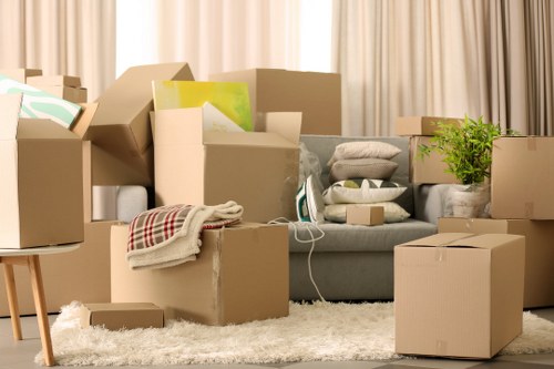Moving van prepared for a Charlton service booking